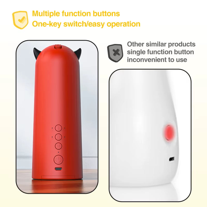 Automatic Cat Laser Toys Interactive Smart Teasing 360 Irregular Rotation Cat Exercise Sports Handheld Electronic Cat Toys